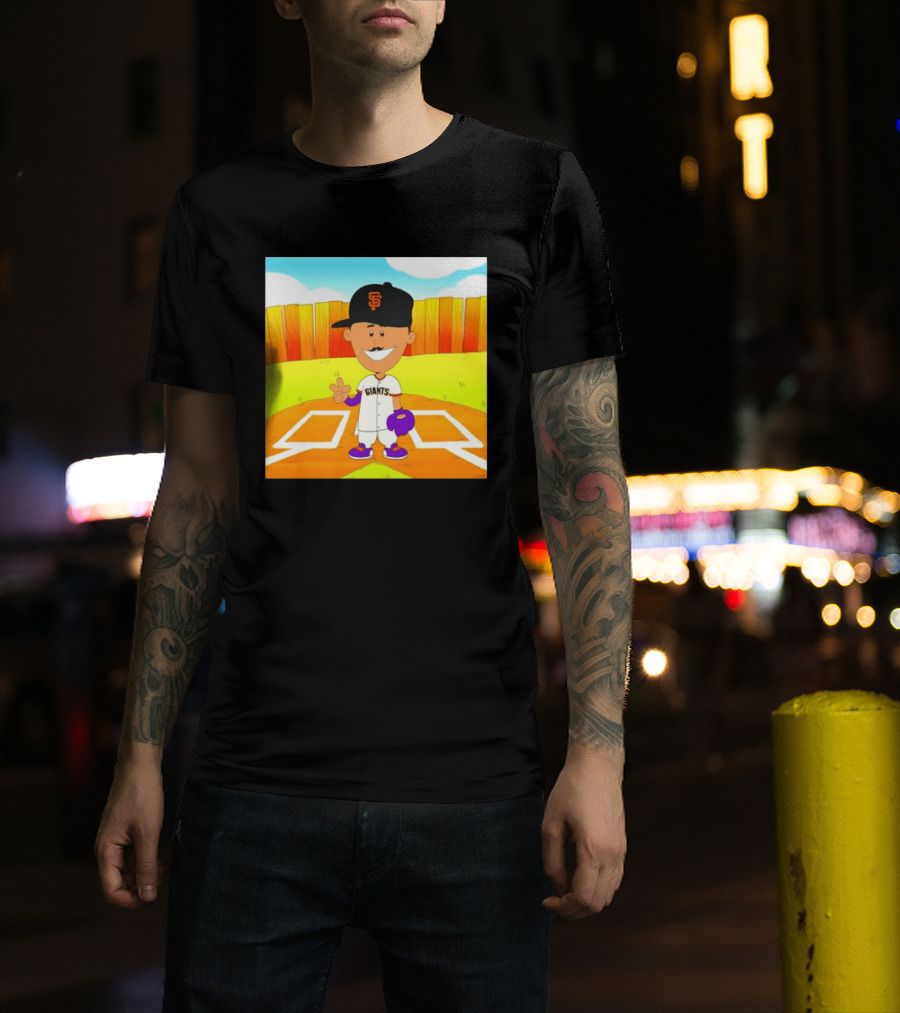 Willy Adames San Francisco Giants Cartoon Player T-Shirt