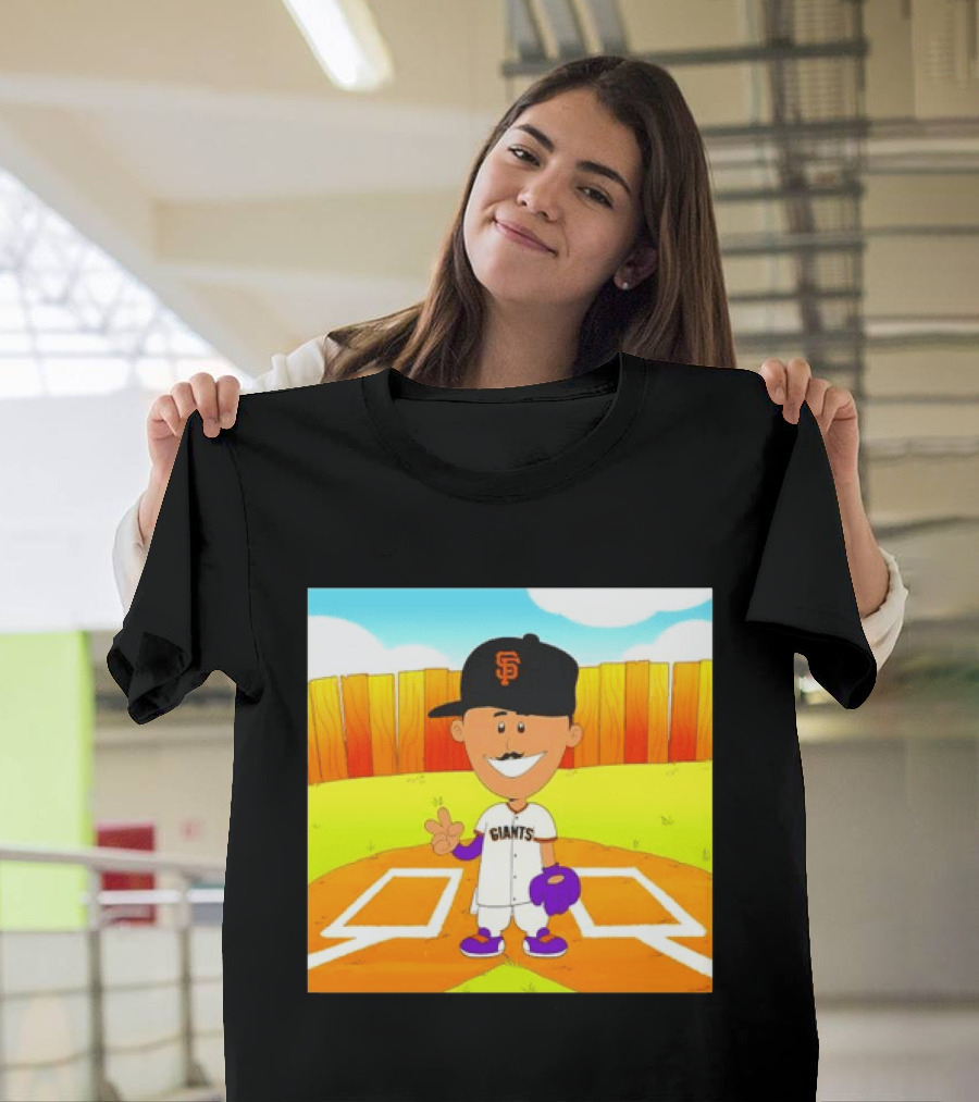 Willy Adames San Francisco Giants Cartoon Player T-Shirt