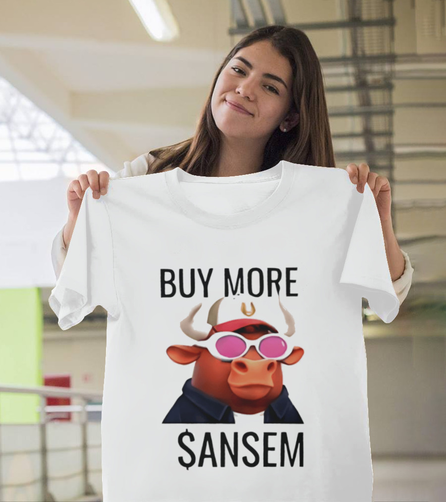 BUY MORE SANSEM Crypto Bull Finance T-Shirt