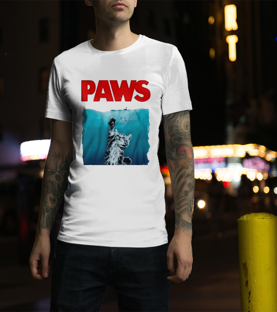 PAWS Cat Kitten Jaws T-Shirt