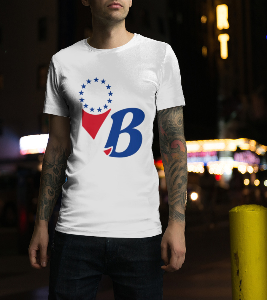 Chinatown Market Store Let Brotherly Love Philadelphia B Icon Circle Stars T-Shirt