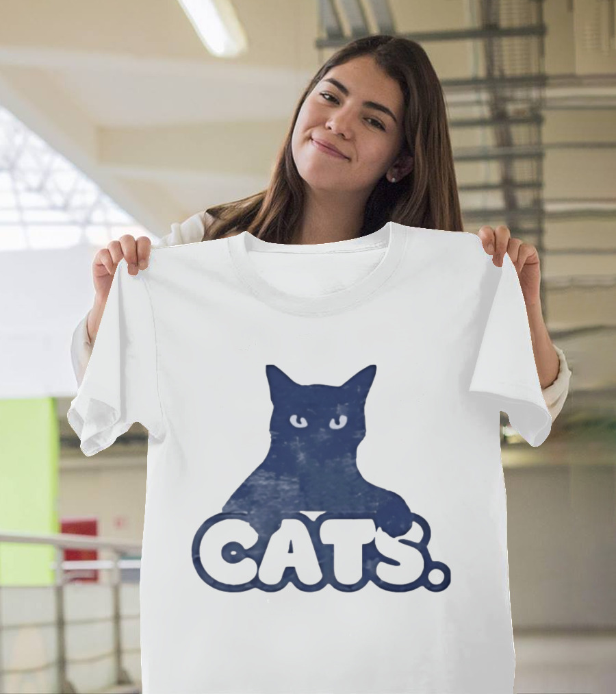 Distressed Vintage Cats Feline Kitten Pet T-Shirt