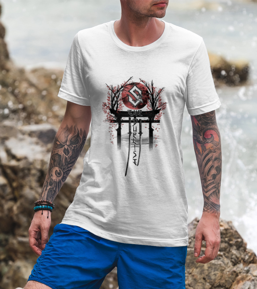 Sabaton Store Signed The Duelist S Symbol Red Circle Blossom T-Shirt