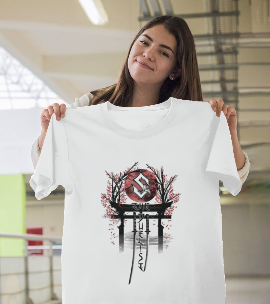 Sabaton Store Signed The Duelist S Symbol Red Circle Blossom T-Shirt