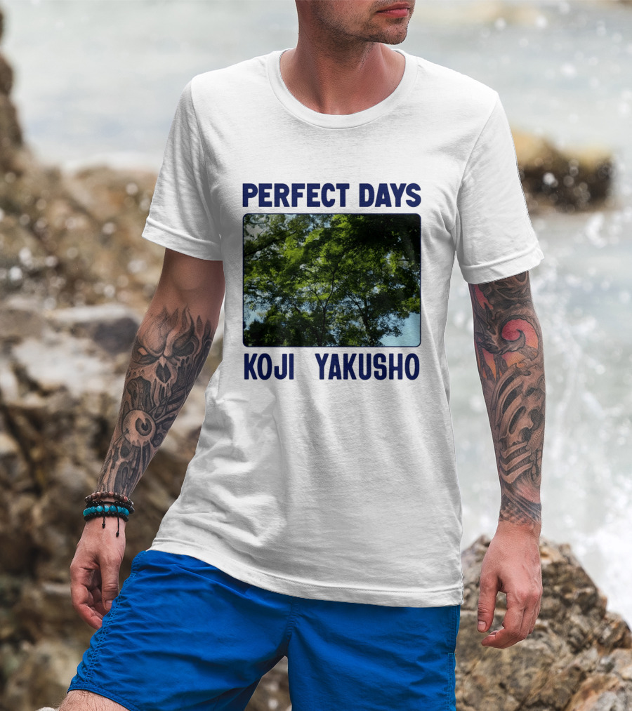 Perfect Days Koji Yakusho Forest Scene T-Shirt