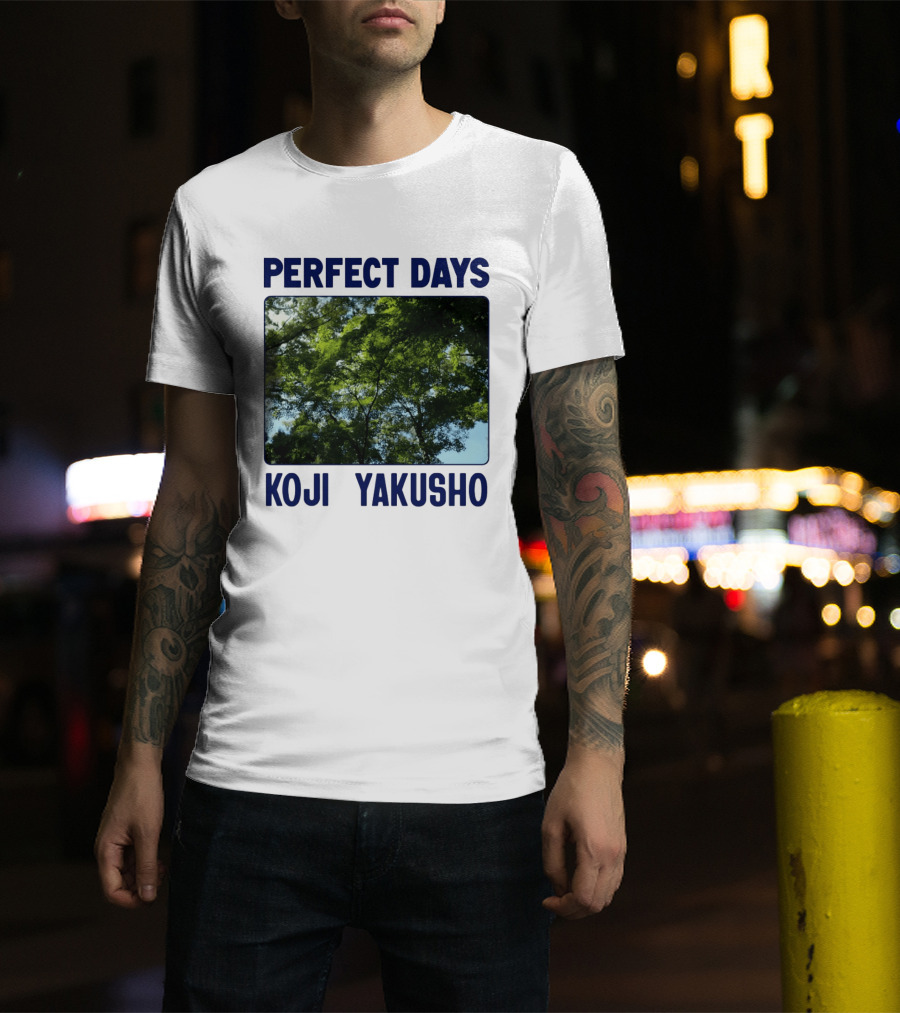 Perfect Days Koji Yakusho Forest Scene T-Shirt