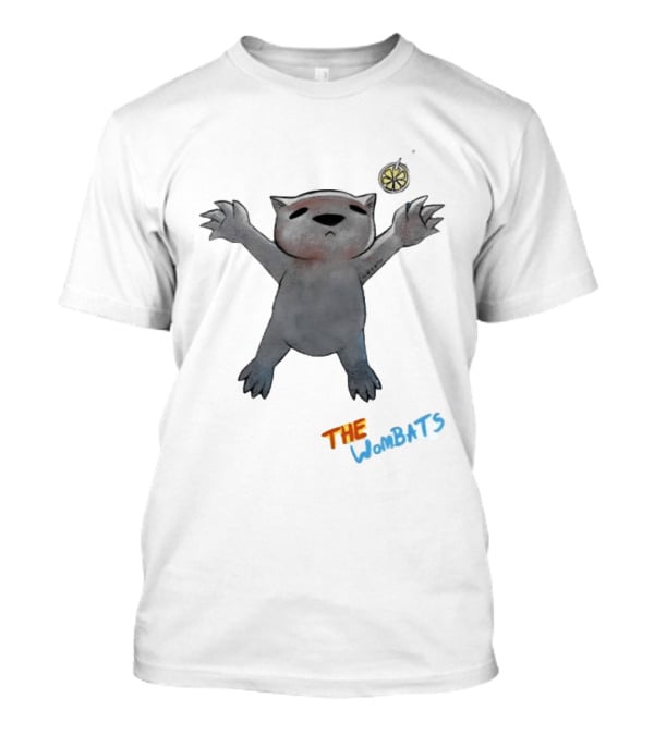The Wombats Band Reaching For Lemon On Fish Hook T-Shirt
