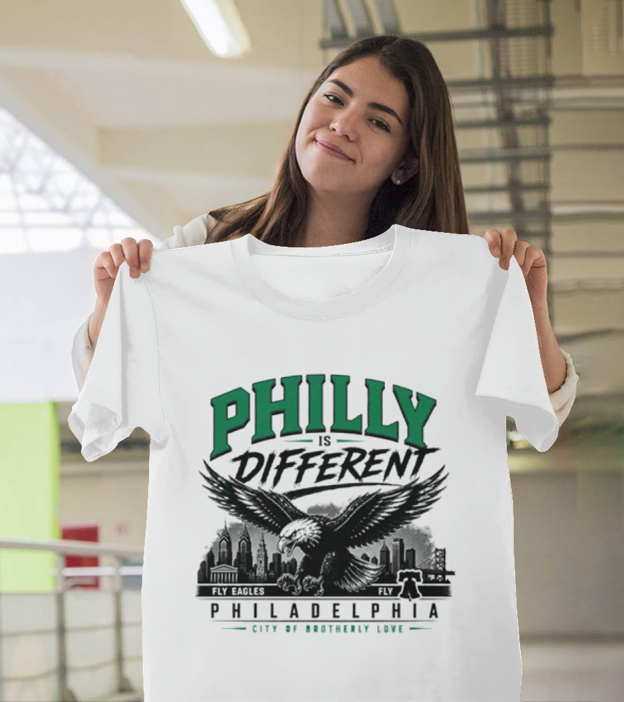 Philly Is Different Philadelphia Eagles City Of Brotherly Love T-Shirt