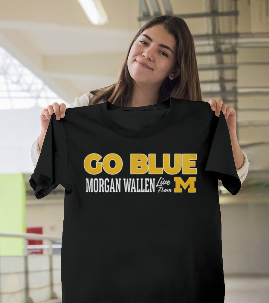 Morgan Wallen Live From Michigan Go Blue M T-Shirt