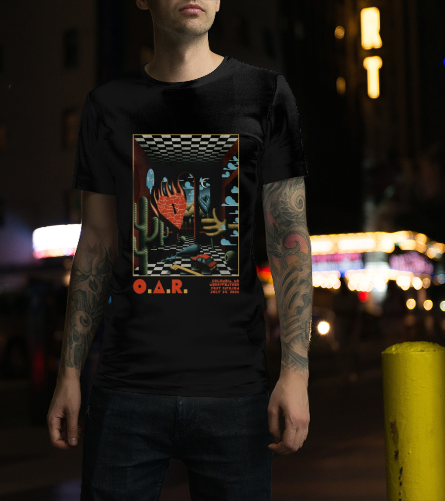 O.A.R Merriweather Post Pavilion Columbia MD July 24 2026 T-Shirt