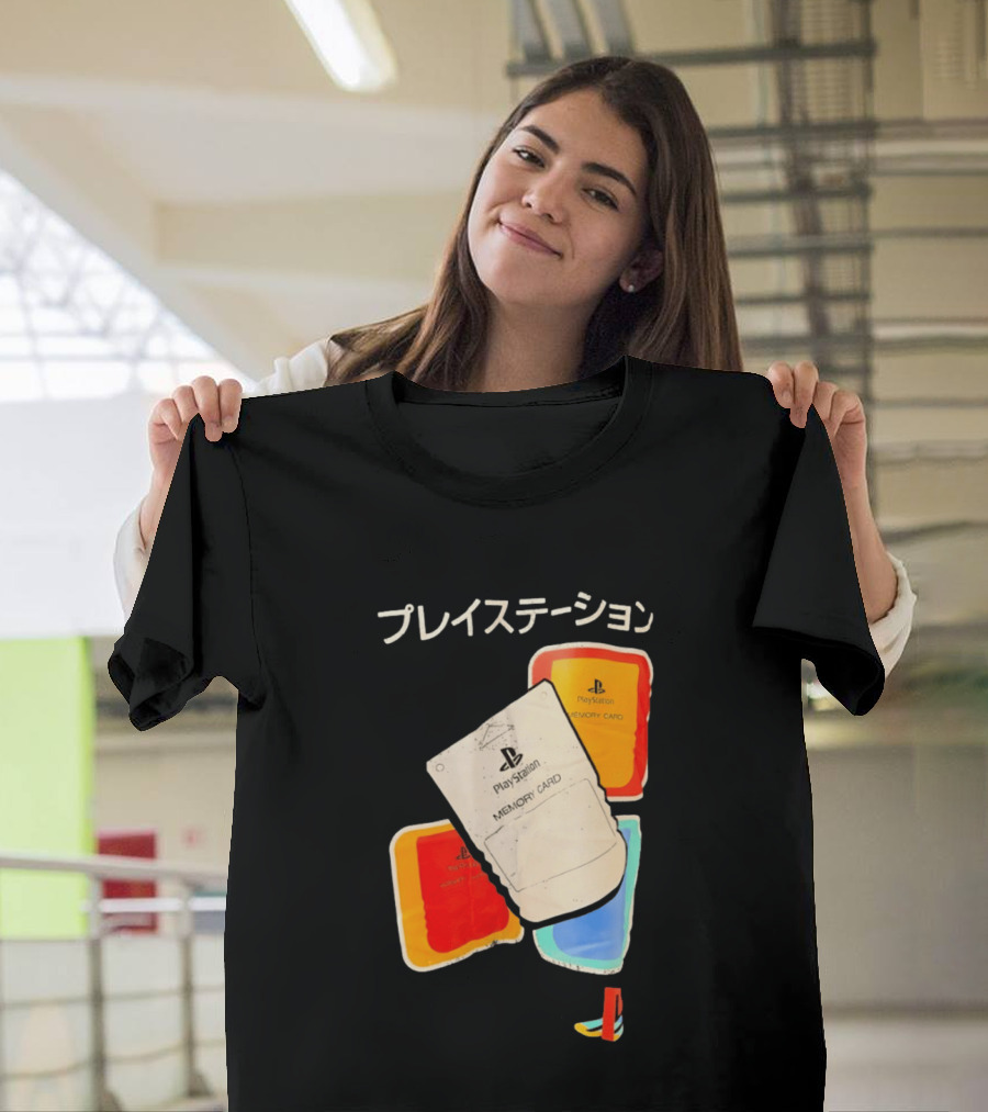 PlayStation Memory Card PS1 Sony Classic Retro Gaming Accessories T-Shirt