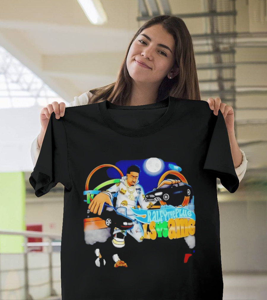 Ralfy The Plug LS Vs AMG Hot Wheels Racing Adventure With Street Style And Iconic Moonlit Scene T-Shirt