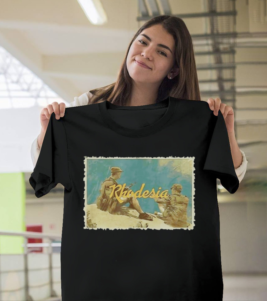 Rhodesia Soldiers Bush War Vintage Nostalgia T-Shirt