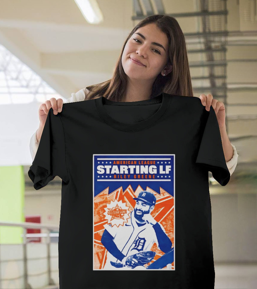American League Starting LF Riley Greene 2024 All Star Game T-Shirt