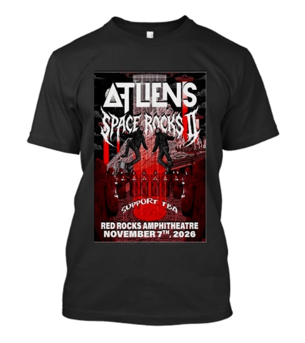 ATLIENS Space Rocks II Red Rocks Amphitheatre November 7 2026 T-Shirt