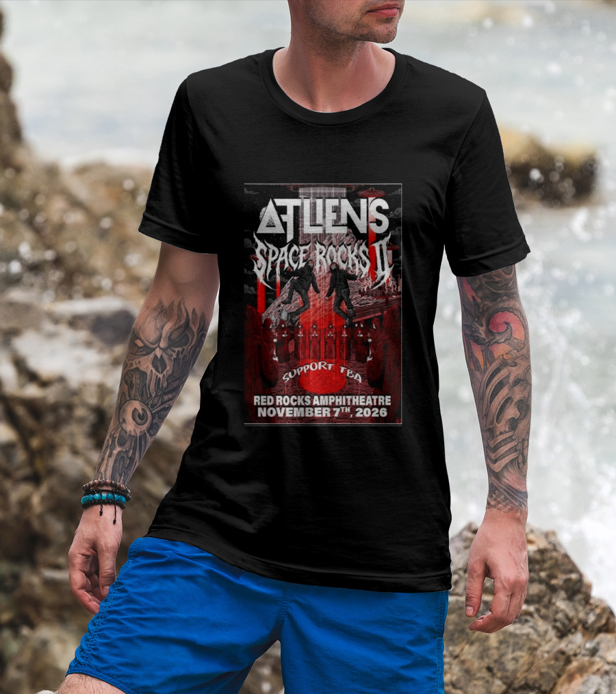 ATLIENS Space Rocks II Red Rocks Amphitheatre November 7 2026 T-Shirt