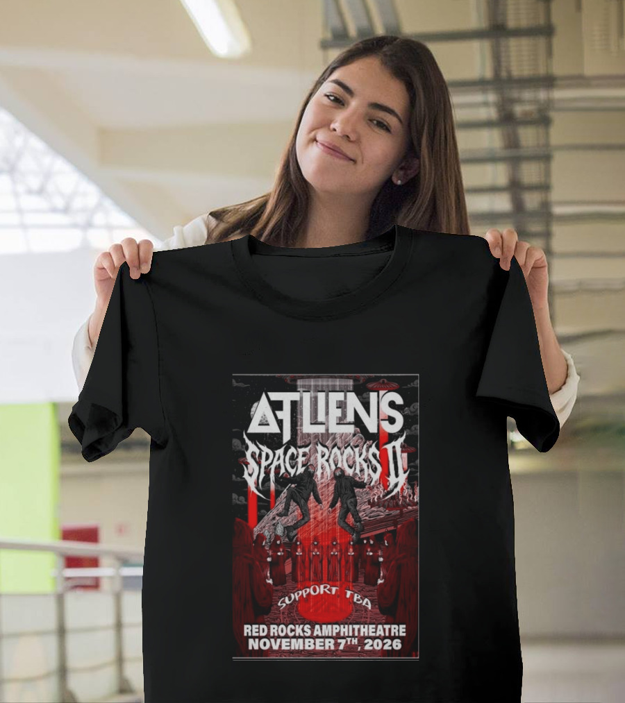ATLIENS Space Rocks II Red Rocks Amphitheatre November 7 2026 T-Shirt