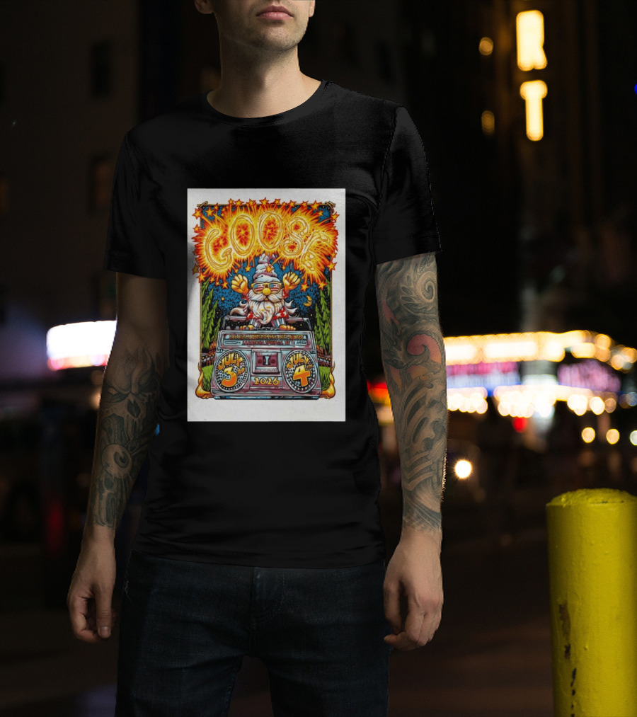 Goose July 3rd 4th 2026 Saratoga Springs NY T-Shirt