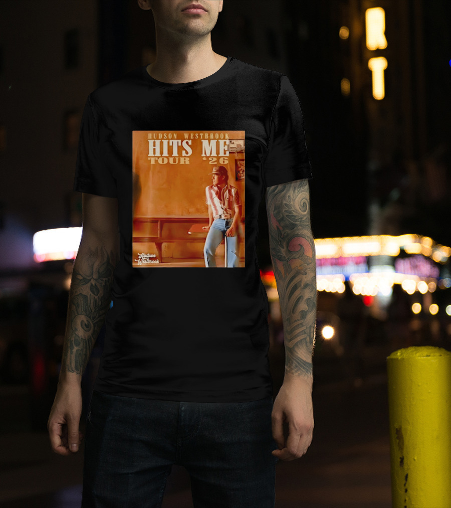 Hudson Westbrook Hits Me Tour '26 Retro Americana T-Shirt