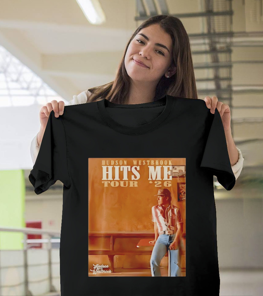 Hudson Westbrook Hits Me Tour '26 Retro Americana T-Shirt