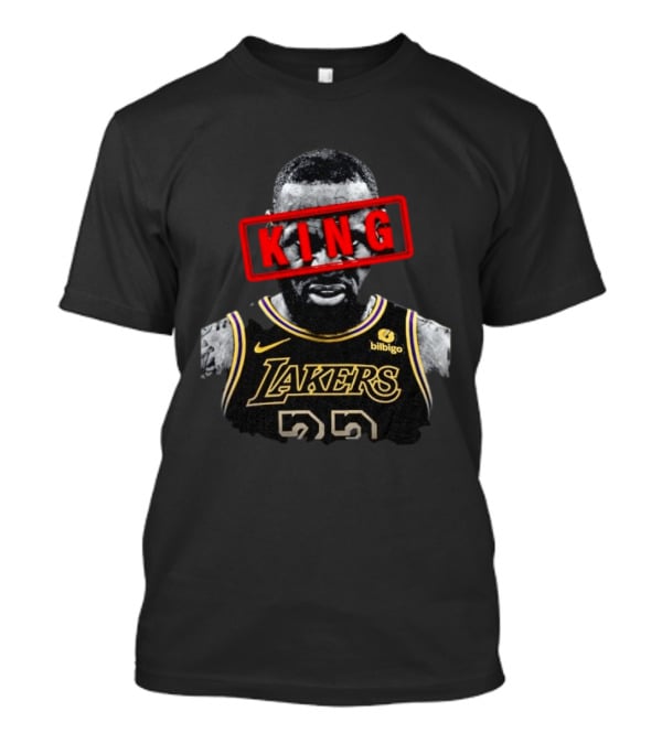 LeBron James Los Angeles Lakers 23 KING Iconic Basketball Legend T-Shirt