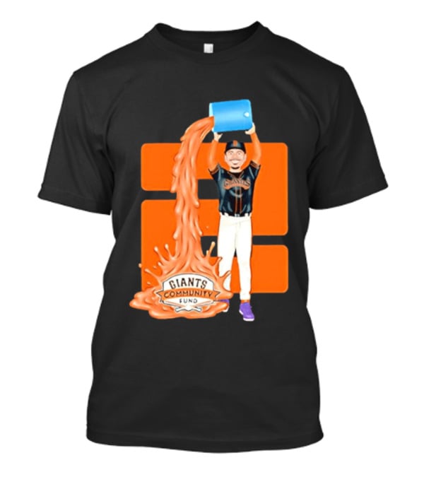 San Francisco Giants Community Fund Logan Webb Splash T-Shirt