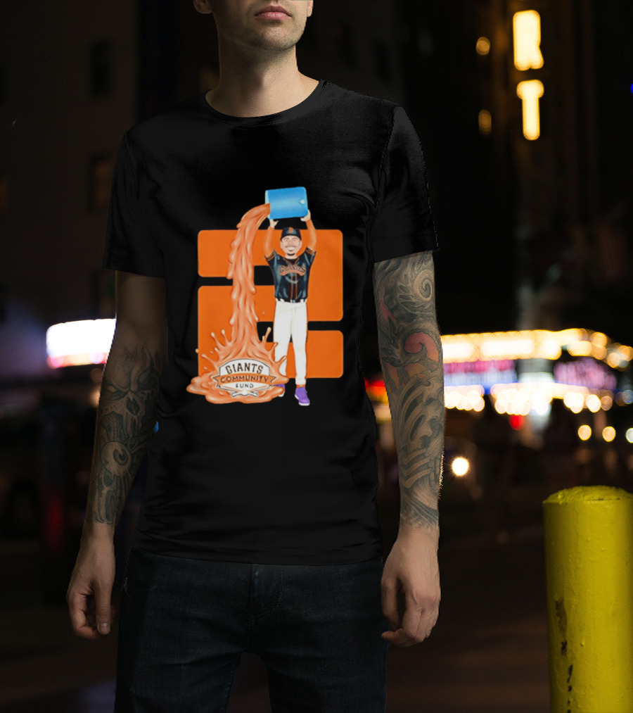 San Francisco Giants Community Fund Logan Webb Splash T-Shirt