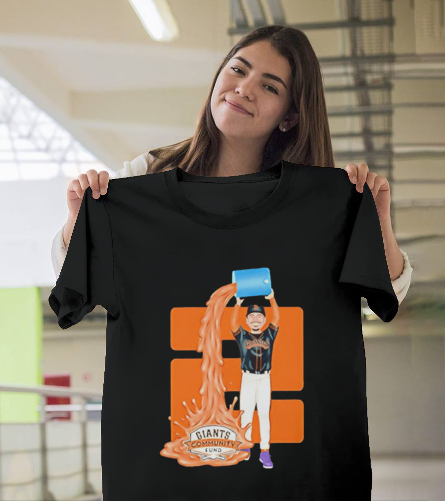 San Francisco Giants Community Fund Logan Webb Splash T-Shirt