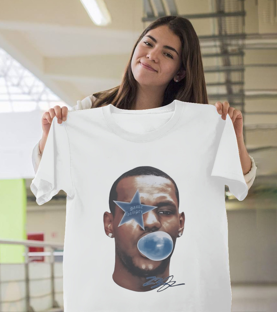 LeBron James Game Changer Star Blue Bubble 23 T-Shirt