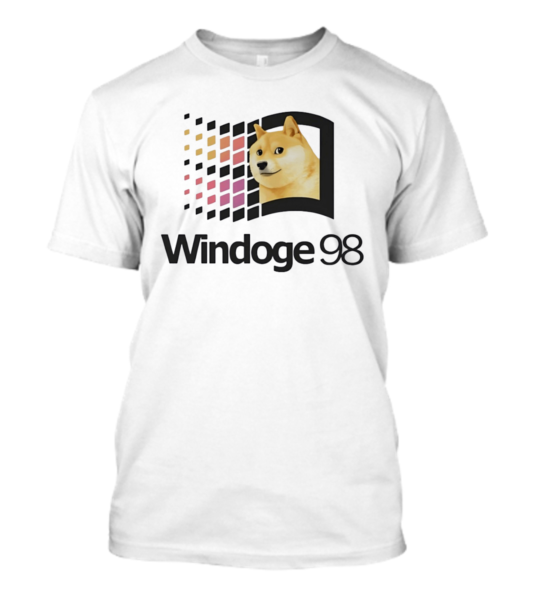 Windoge 98 Doge Meme Computer T-Shirt