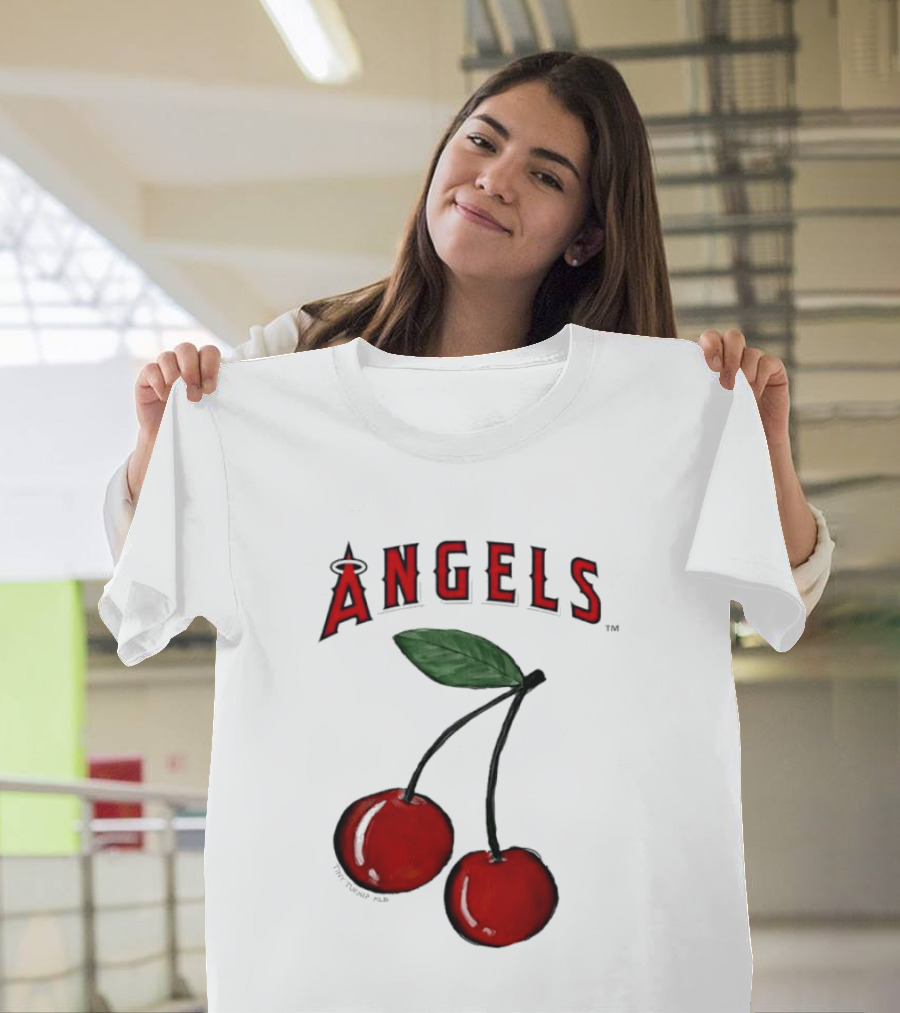 Los Angeles Angels Tiny Turnip MLB Cherries T-Shirt