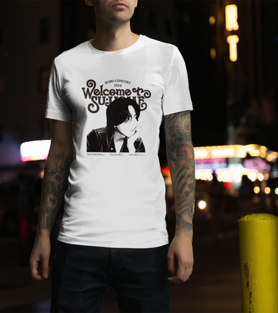 SUHO Concert 2024 Welcome To Su Home Tokyo Osaka Aichi Tour T-Shirt