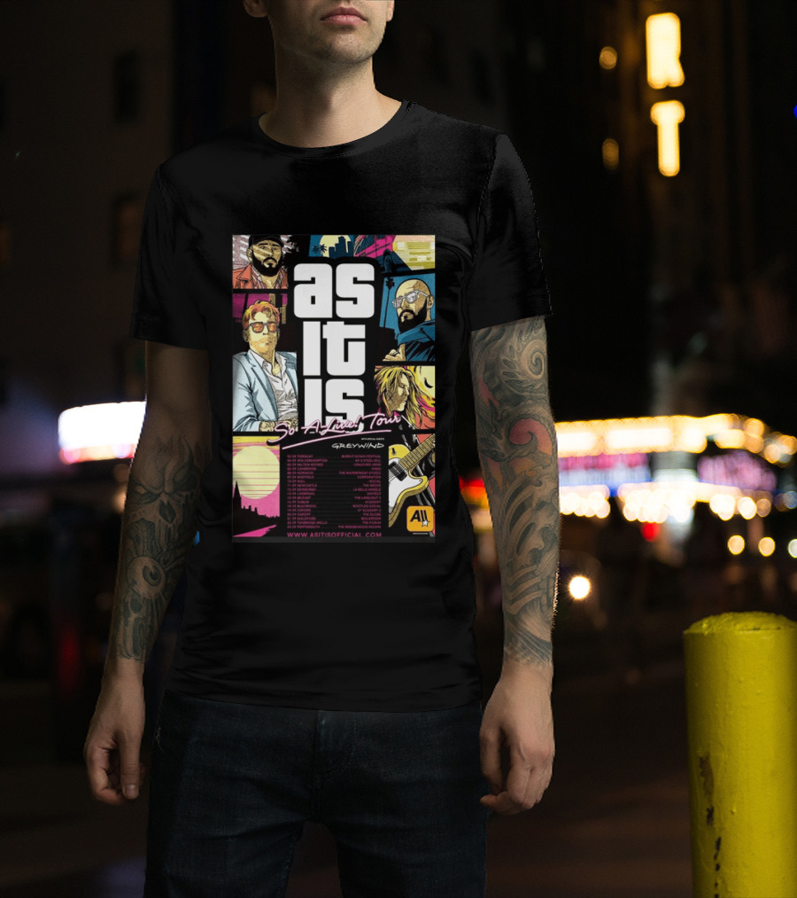 As It Is So Alive Tour UK Ireland 2026 Featuring Greywind T-Shirt