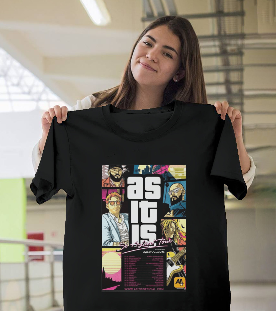 As It Is So Alive Tour UK Ireland 2026 Featuring Greywind T-Shirt
