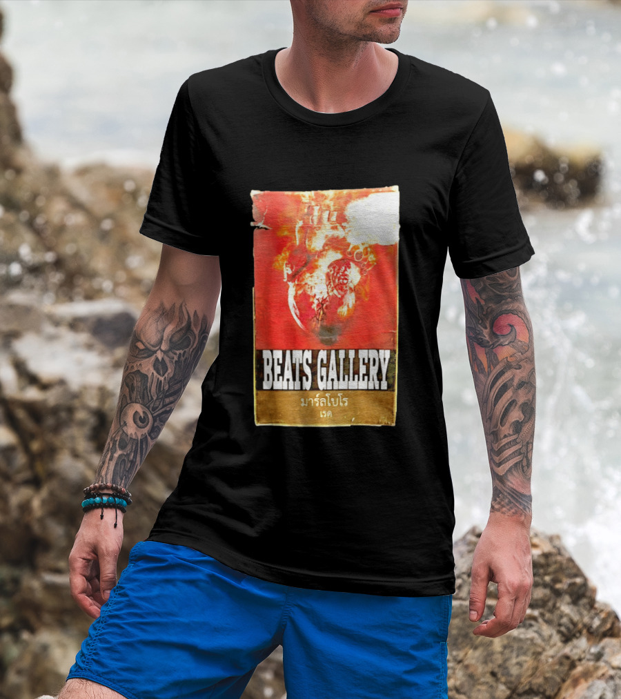 BEATS GALLERY Marlboro Red Anatomical Heart T-Shirt