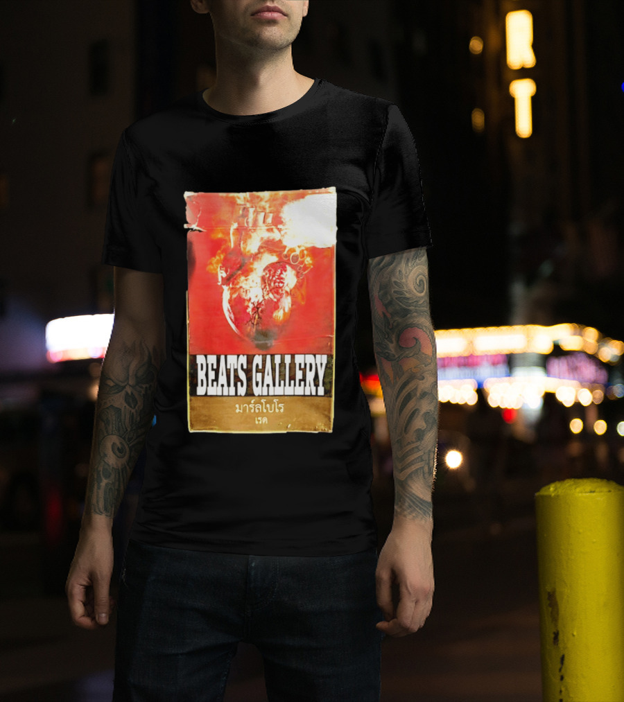 BEATS GALLERY Marlboro Red Anatomical Heart T-Shirt