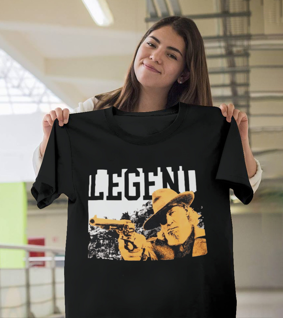 Legend Clint Eastwood Pointing Revolver T-Shirt