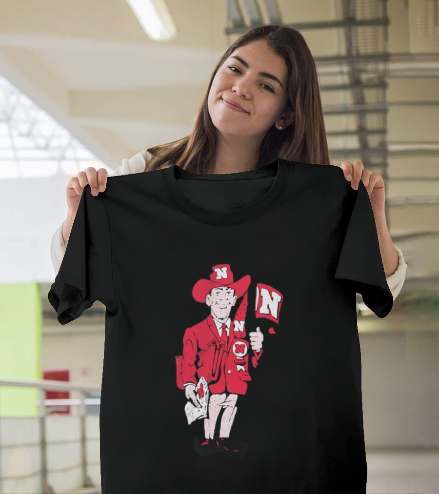 Nebraska Cornhuskers Herbie Husker Vintage Distressed T-Shirt