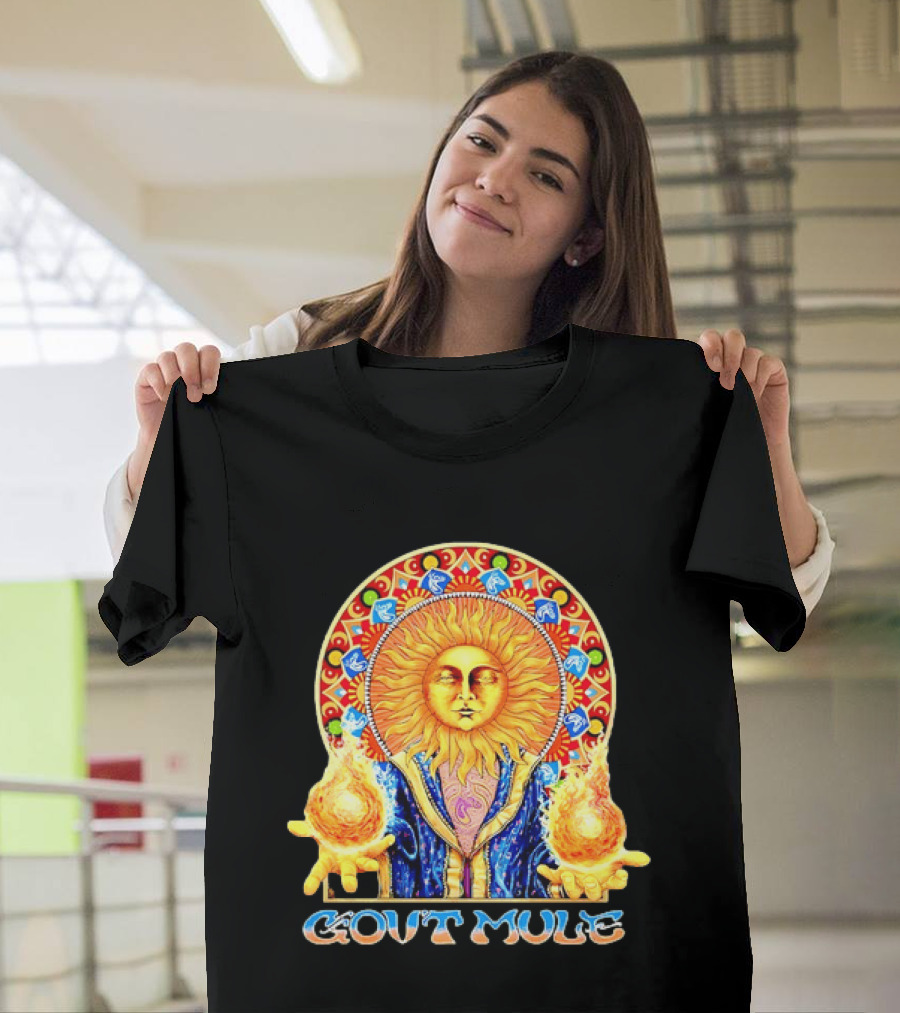Gov't Mule Psychedelic Sunburst Summer Tour 2026 T-Shirt