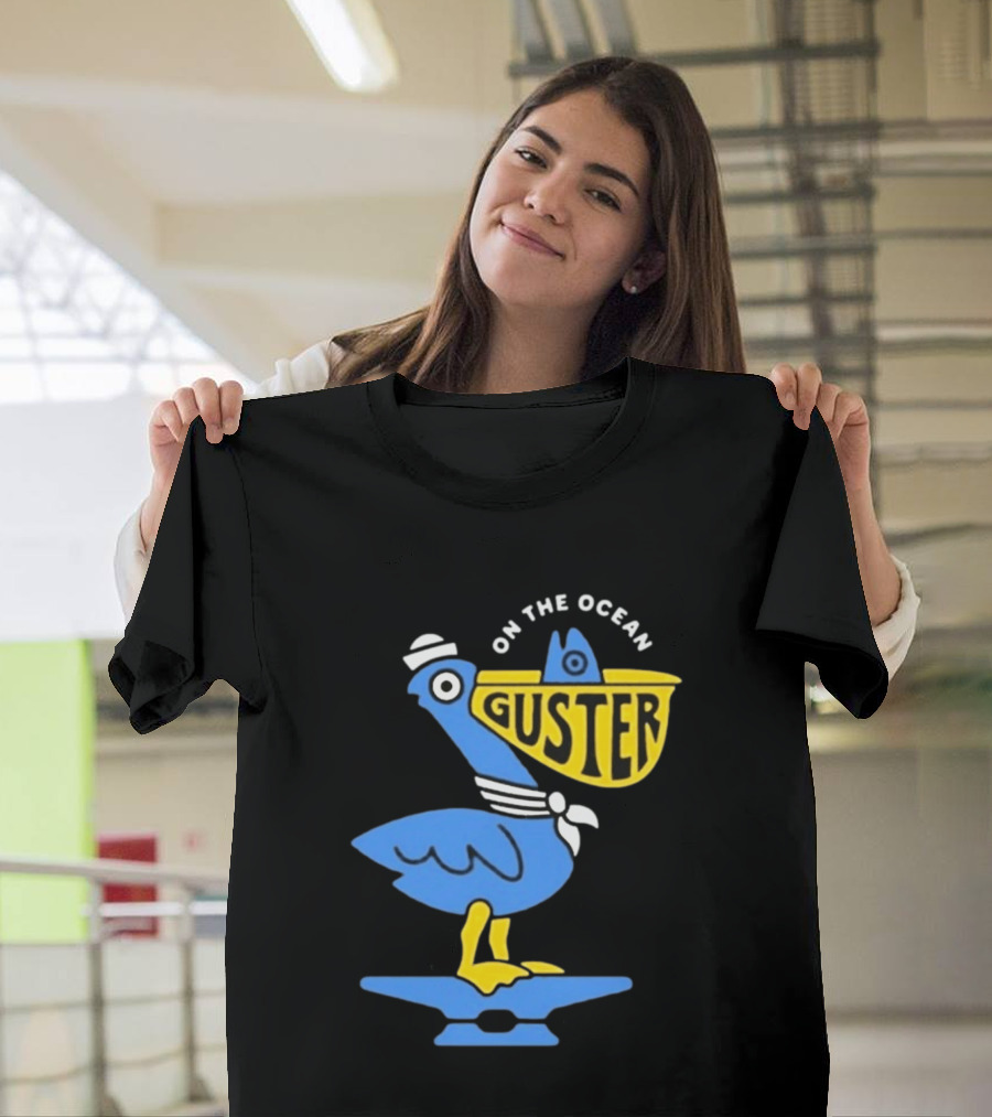 Pelican Guster On The Ocean Sailor Hat T-Shirt