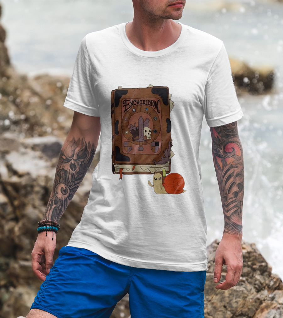 Adventure Time Enchiridion Snail Cartoon Network Book T-Shirt