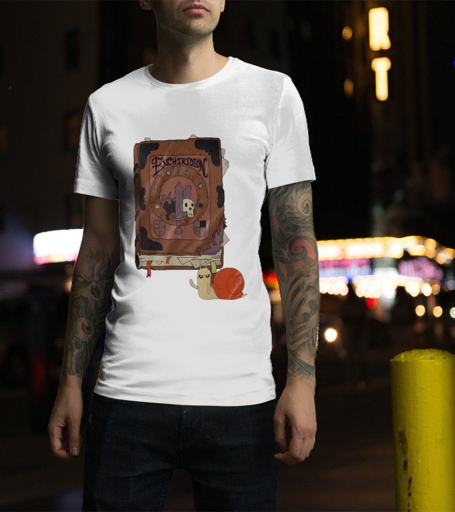 Adventure Time Enchiridion Snail Cartoon Network Book T-Shirt