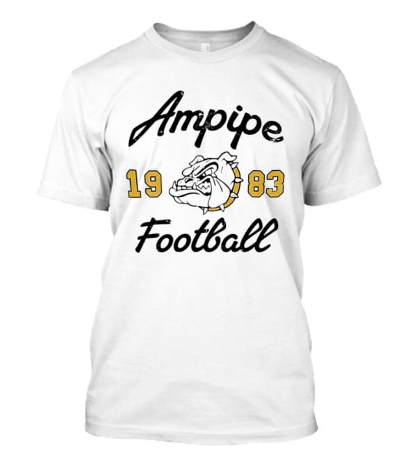 Ampipe 1983 Football Bulldog Athletic Men’s T-Shirt