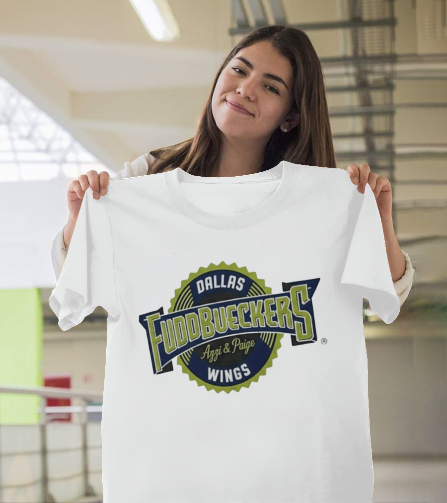 Fuddruckers Dallas Wings Azzi & Paige WNBA Basketball T-Shirt