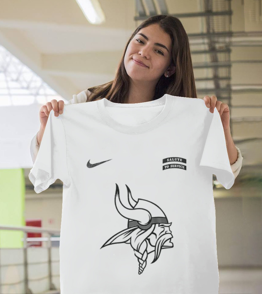 Nike Minnesota Vikings Salute To Service Camouflage NFL T-Shirt