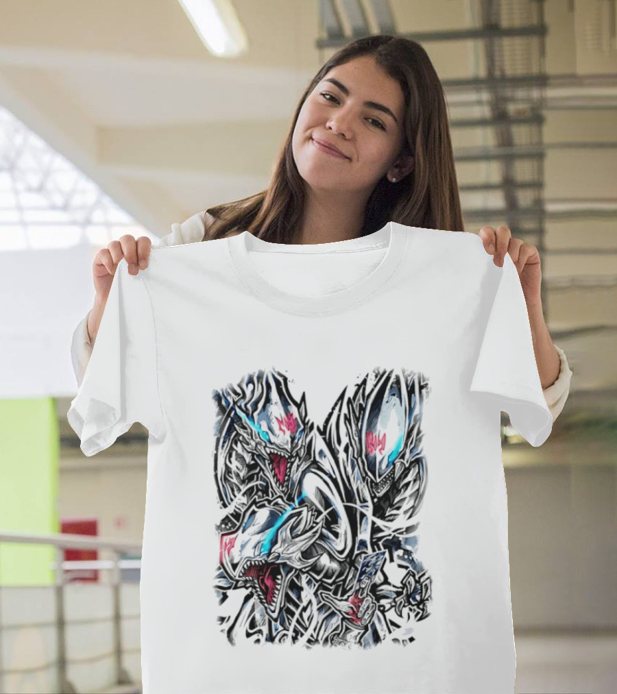 Blue Eyes White Dragon Yu Gi Oh Card Seto Kaiba Spirit Beast Tamer T-Shirt