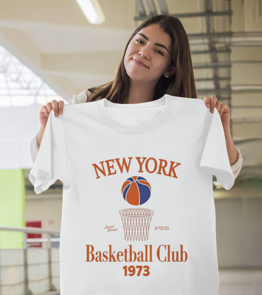 New York Basketball Club 1973 Loyal Hoops 48 Minutes Of The Soul T-Shirt