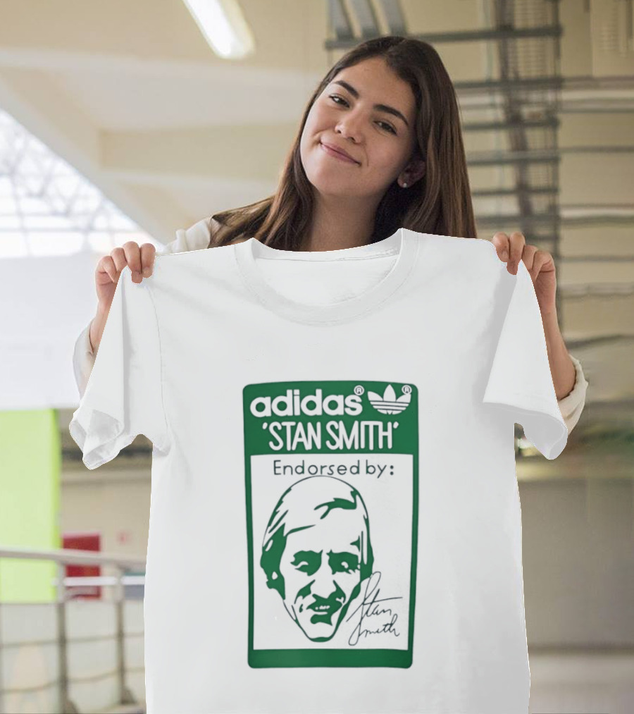 Adidas Stan Smith Endorsed Logo Green T-Shirt