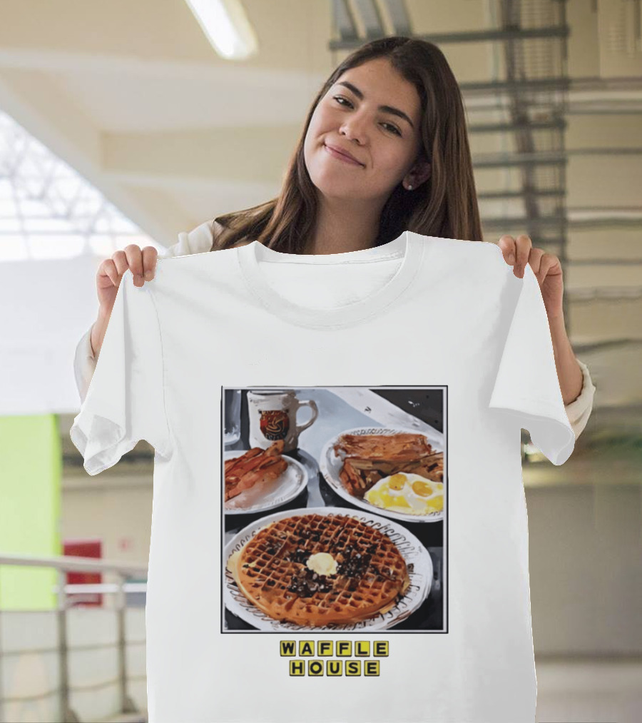 Onward Reserve Waffle House Breakfast Waffle Eggs Bacon T-Shirt