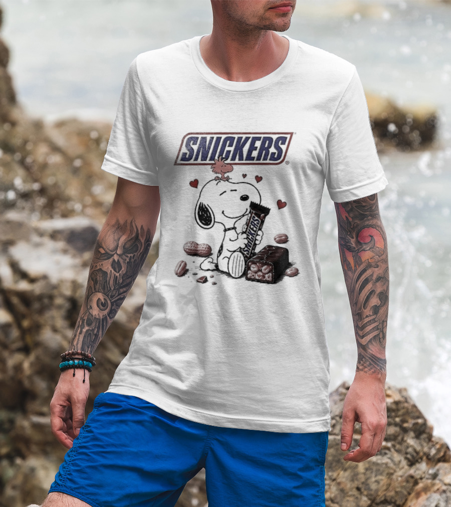 Peanuts Snoopy Woodstock Snickers You're Not You When Hungry T-Shirt